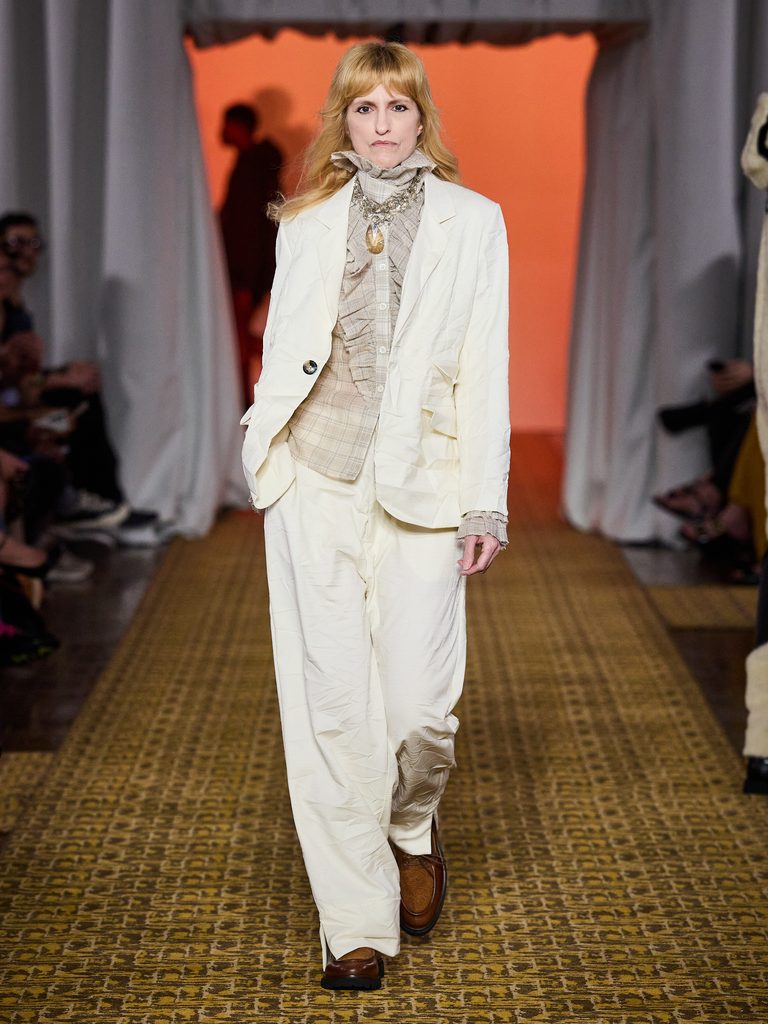 Geanine Marques no desfile de Alexandre Herchcovitch na SPFW N61
